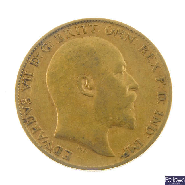 Edward VII, Half-Sovereign 1902.