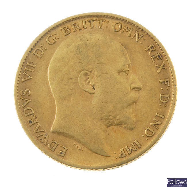Edward VII, Half-Sovereign 1905.