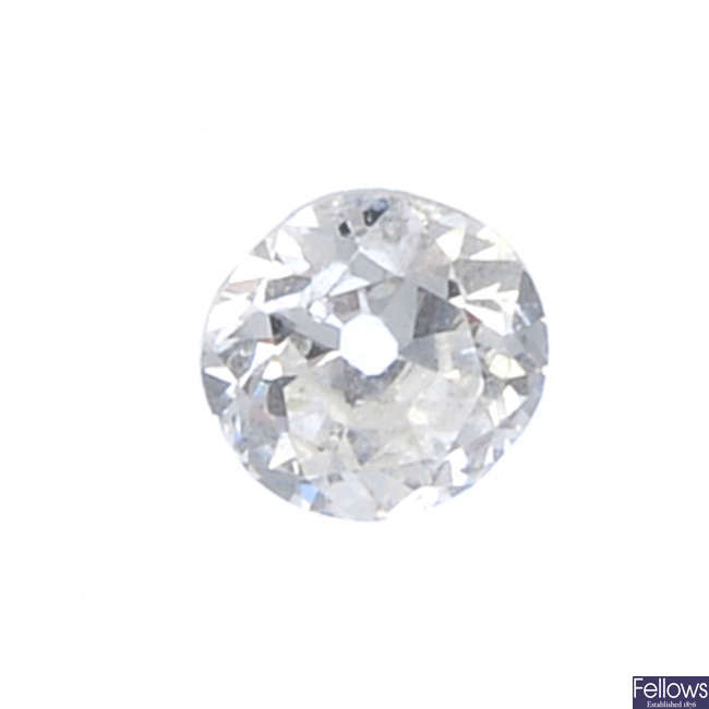 A selection of old-cut and single-cut diamonds, total weight 0.39ct.