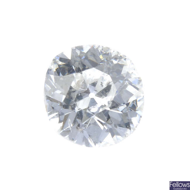 An old-cut diamond, weighing 1.04ct.