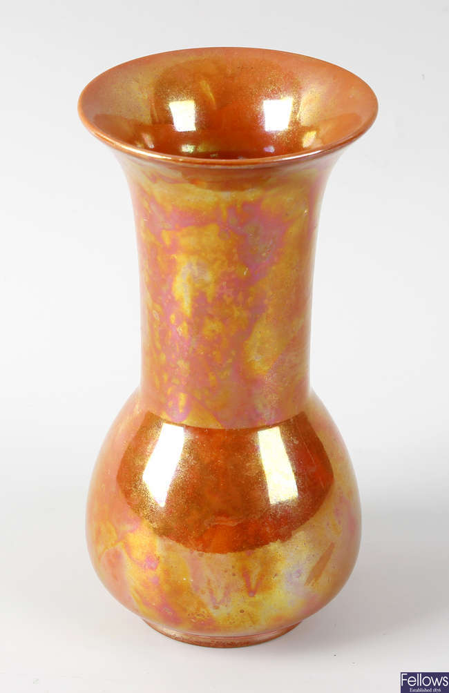 An early 20th century Ruskin pottery vase