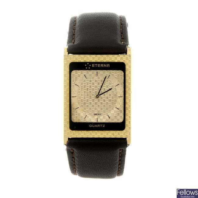 ETERNA - a gentleman's 18ct yellow gold Espada wrist watch.