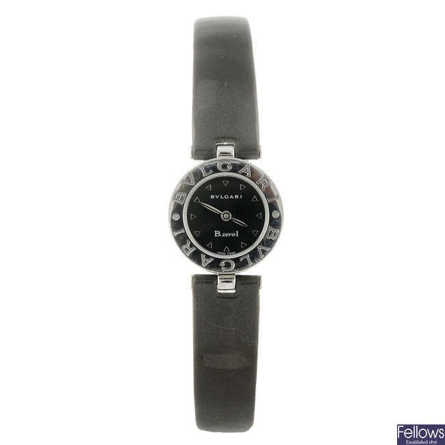 BULGARI - a lady's stainless steel B.Zero 1 wrist watch.