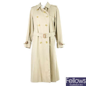 BURBERRY - a women's classic full-length trench coat.