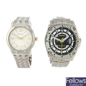 A group of assorted watches by Bulova. Approximately 20.
