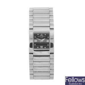 BAUME & MERCIER - a lady's stainless steel Catwalk bracelet watch.
