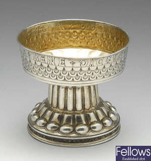 An Edwardian silver reproduction of The Tudor Cup.
