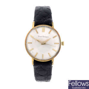 GIRARD-PERREGAUX - a lady's 18ct yellow gold wrist watch with a Seiko wrist watch.