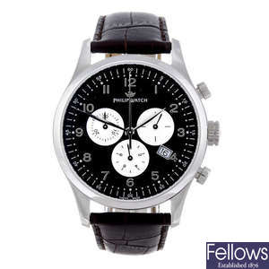 PHILIP WATCH - a gentleman's stainless steel chronograph wrist watch.