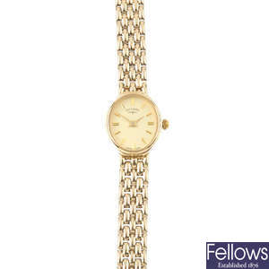 A lady's 9ct gold Rotary watch.