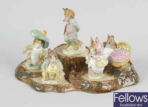 Six assorted Beswick Beatrix Potter storybook figurines