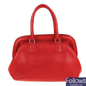 FENDI - an Adele 1328 leather handbag.