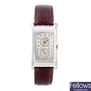 ROLEX - a gentleman's stainless steel Prince wrist watch.