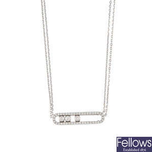 MESSIKA - a 'Move Joaillerie' diamond necklace.