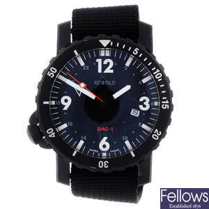 KOBOLD - a gentleman's PVD-treated titanium SMG-1 wrist watch.