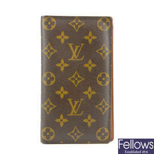 LOUIS VUITTION - a Monogram Bifold long wallet.