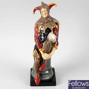 A Royal Doulton figure, 'The Jester'.