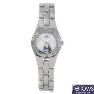 BAUME & MERCIER - a lady's stainless steel Linea bracelet watch.