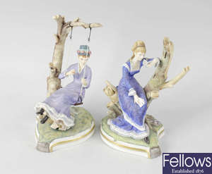 A good group of ten Royal Worcester porcelain limited edition figures
