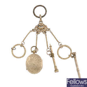 A mid to late 19th century chatelaine.