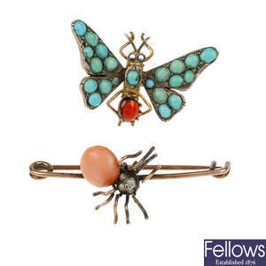 Two early 20th century brooches.