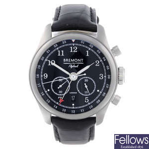BREMONT - a gentleman's stainless steel Codebreaker chronograph wrist watch.