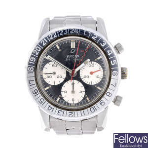 ENICAR - a gentleman's stainless steel Jet Graph chronograph bracelet watch.