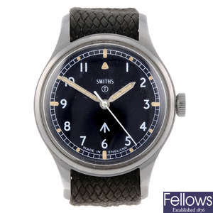 SMITHS - a gentleman's stainless steel military issue wrist watch.