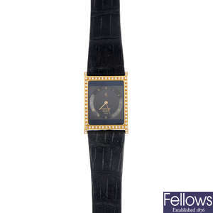 CONCORD QUARTZ - an 18ct gold diamond wristwatch.
