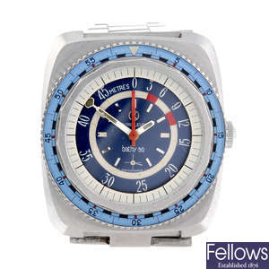 FAVRE-LEUBA - a gentleman's stainless steel Bathy 50 bracelet watch.