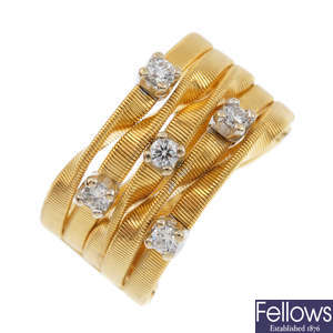 MARCO BICEGO - an 18ct gold diamond dress ring.