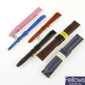 A bag of assorted watch straps. Approximately 200.