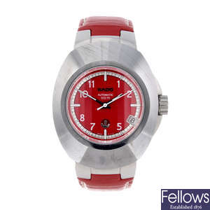 RADO - a mid-size stainless steel Diastar wrist watch.
