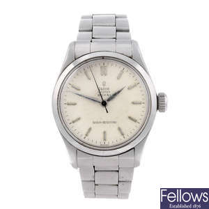 TUDOR - a mid-size stainless steel Oyster Royal bracelet watch.