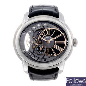 AUDEMARS PIGUET - a gentleman's stainless steel Millenary wrist watch.