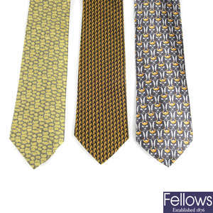 Eight ties.