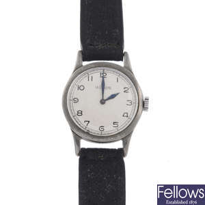 LECOULTRE - a military issue wrist watch.