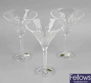 A group of assorted glassware.
