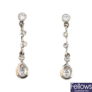 Diamond earrings. 0.68ct G VS