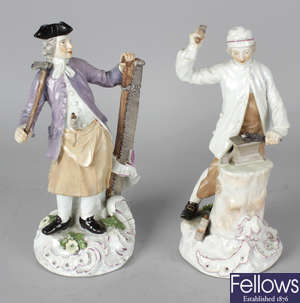 Two 18th century porcelain figures