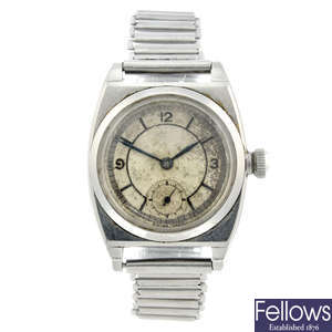 ROLEX - a mid-size stainless steel Oyster bracelet watch.