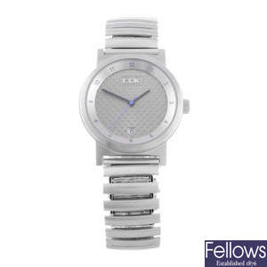 MERCEDES-BENZ - a gentleman's stainless steel CLK bracelet watch with a Pulsar bracelet watch.