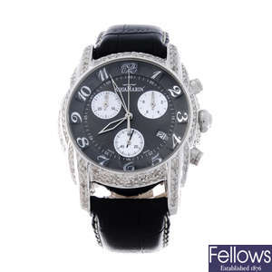 AQUAMARIN - a stainless steel Four Seasons chronograph wrist watch.