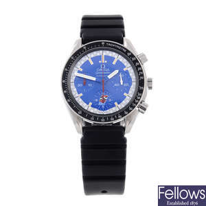 OMEGA - a gentleman's stainless steel Speedmaster 'CART' chronograph wrist watch.
