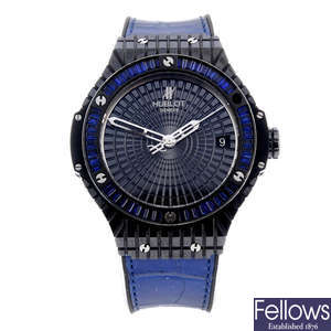 HUBLOT - a gentleman's titanium Big Bang wrist watch.