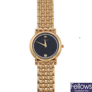 RAYMOND WEIL - a gold plated Fidelio bracelet watch.