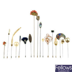 A selection of hatpins.