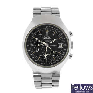 OMEGA - a gentleman's stainless steel Speedmaster Mk. III chronograph bracelet watch.