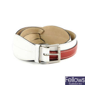 ALAÏA - a leather belt.
