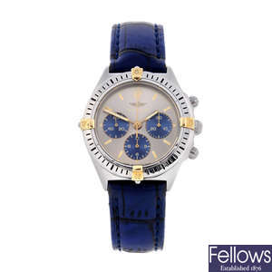 BREITLING - a mid-size Callisto Chrono chronograph wrist watch.